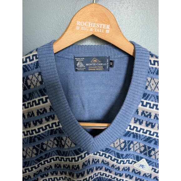 Vintage Monte Carlo Lightweight Wool Sweater, 80s Fashion, Unisex Sweater - Picture 7 of 9